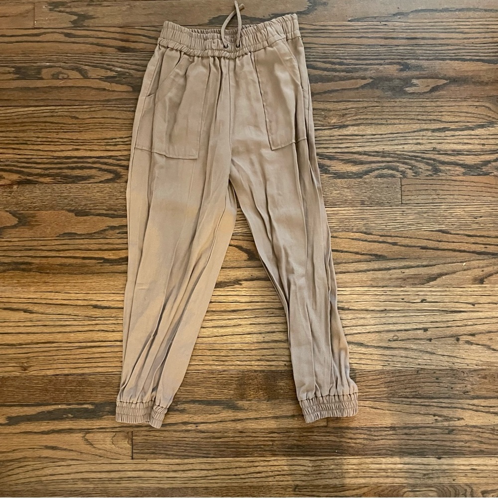 Zara Kids Tan Joggers Size 9